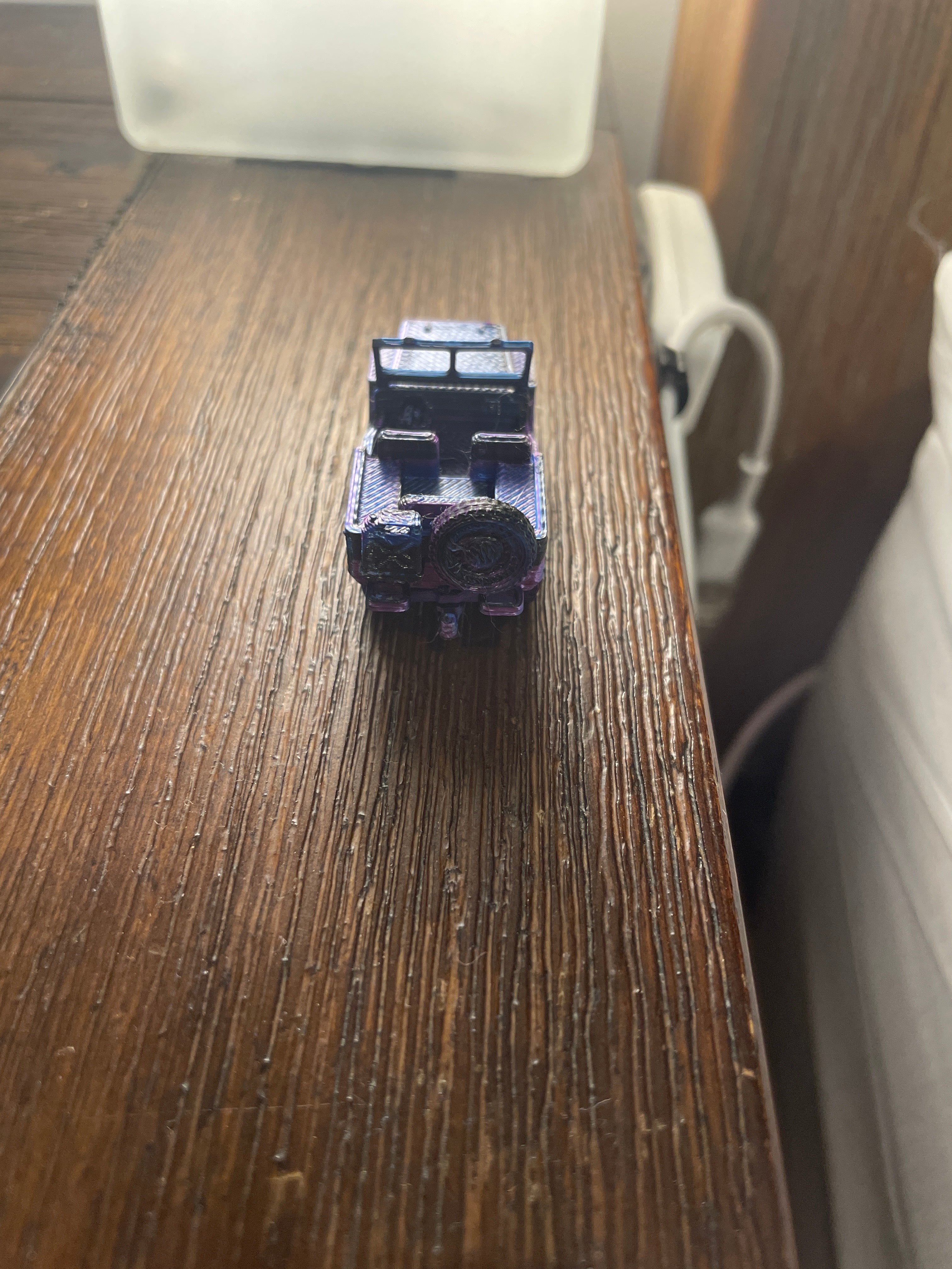 3d printed mini jeep with trailer