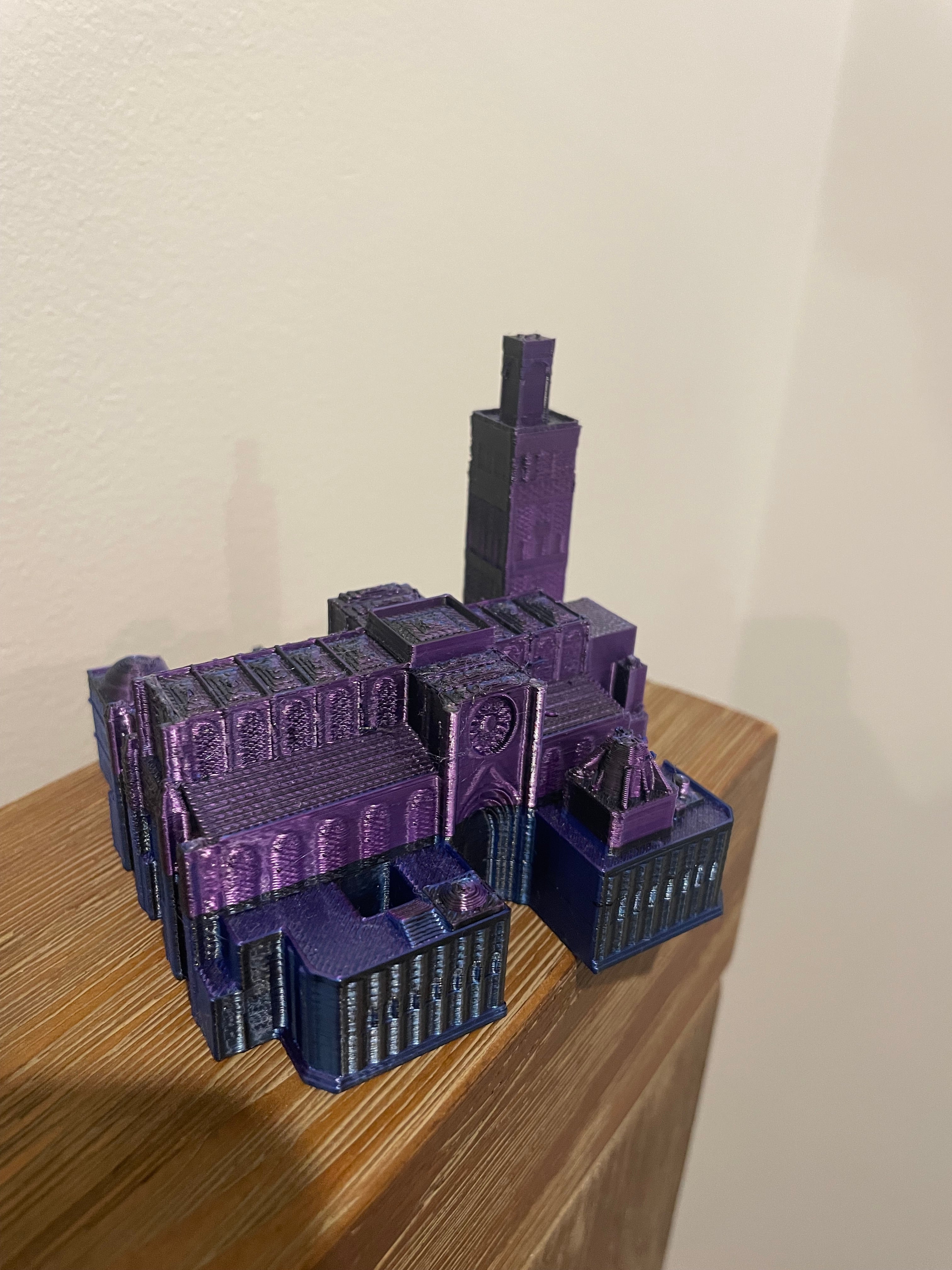 3d printed palace decoration
