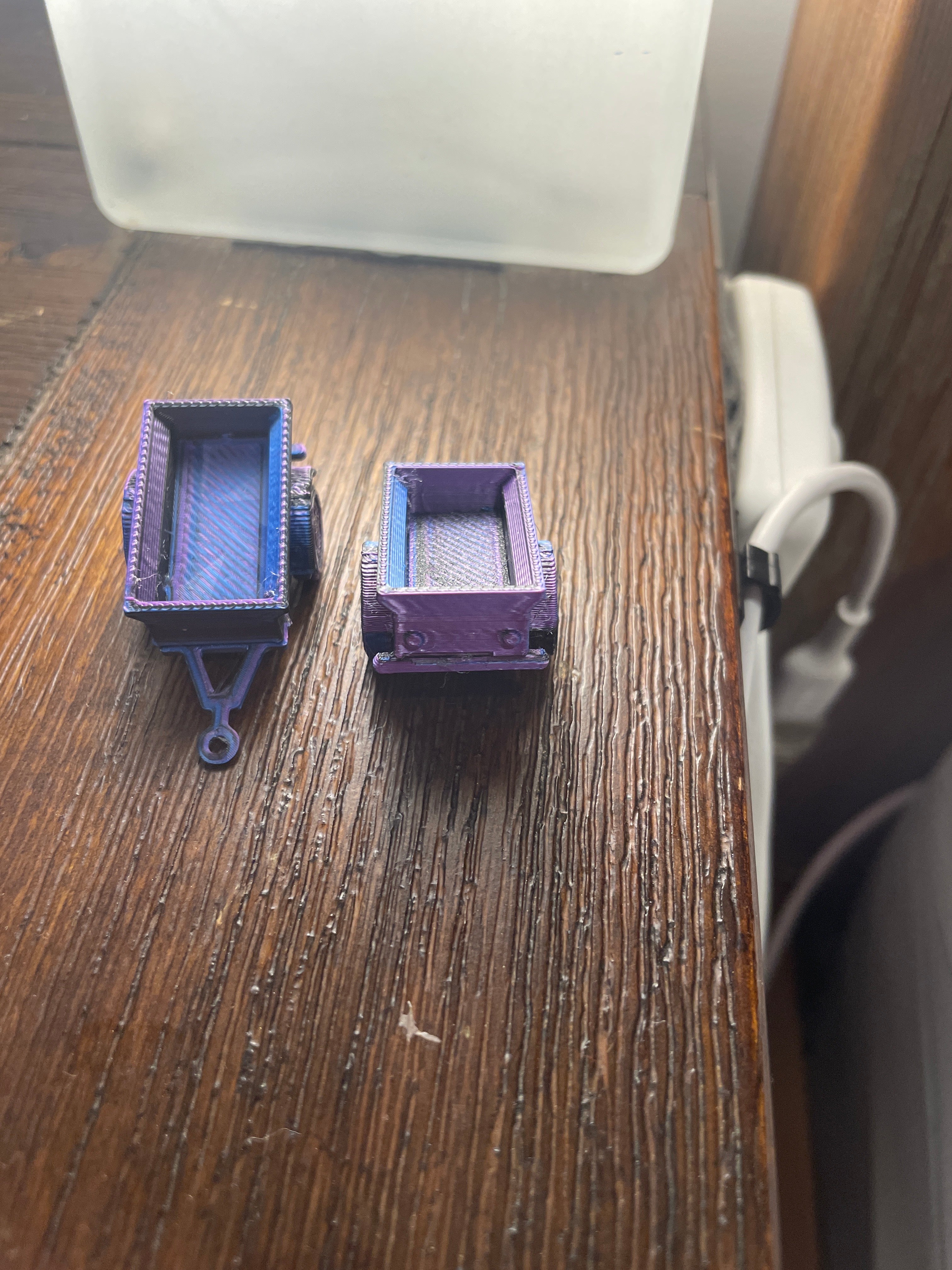 3d printed mini jeep with trailer